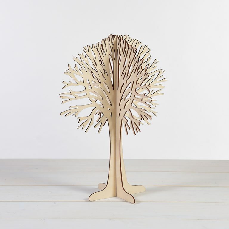 Plywood Cut out 3D Tree