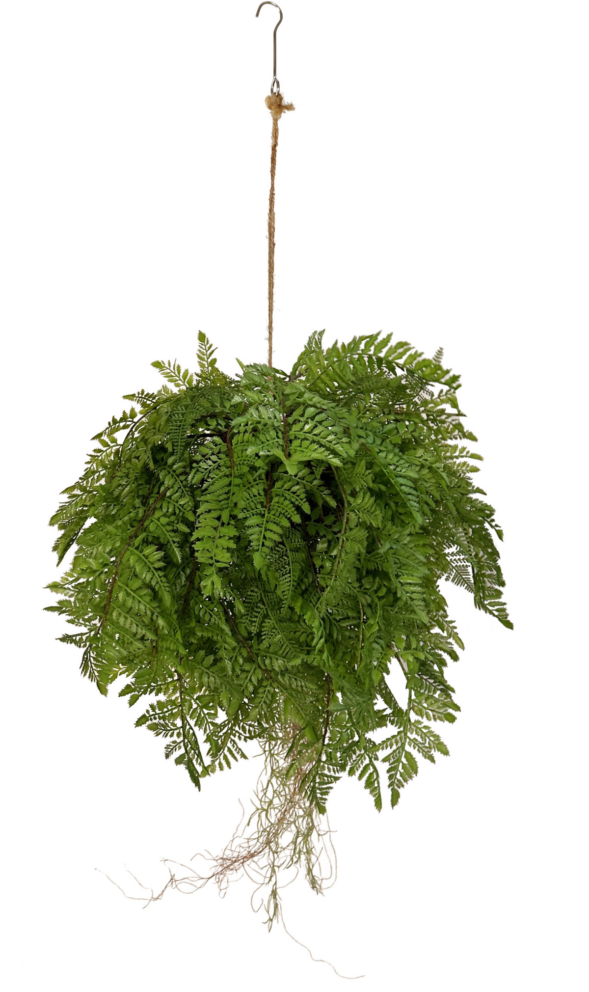 Fern deco hanging green 85cm