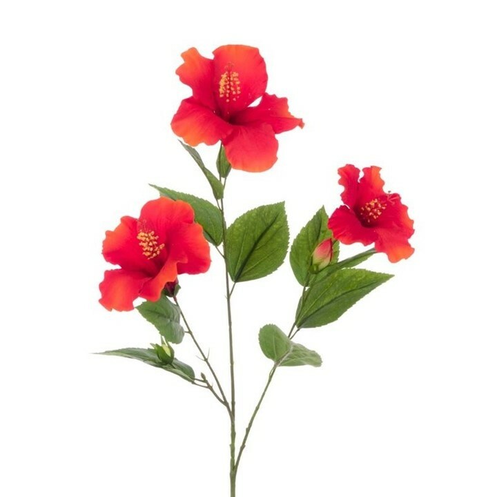 Hibiscus Spray in Red
