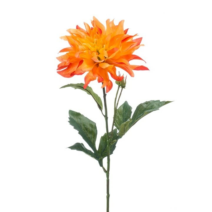 Dahlia Spray in Orange