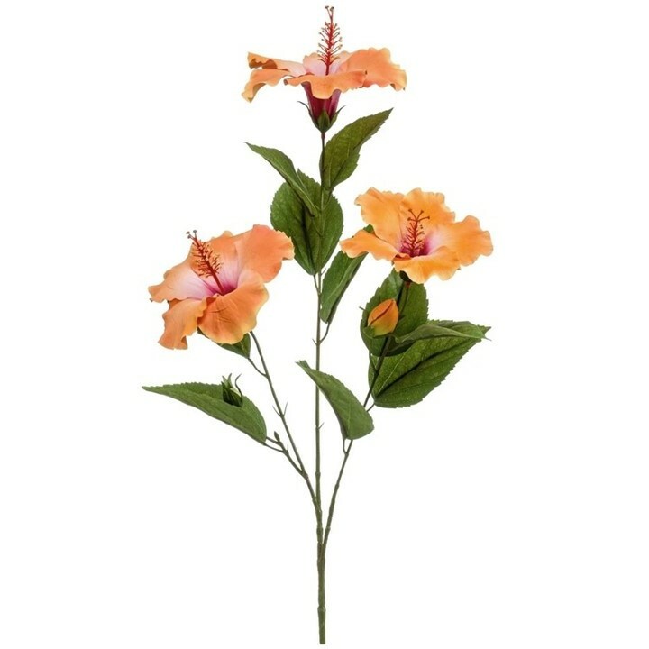 Hibiscus Spray in Orange