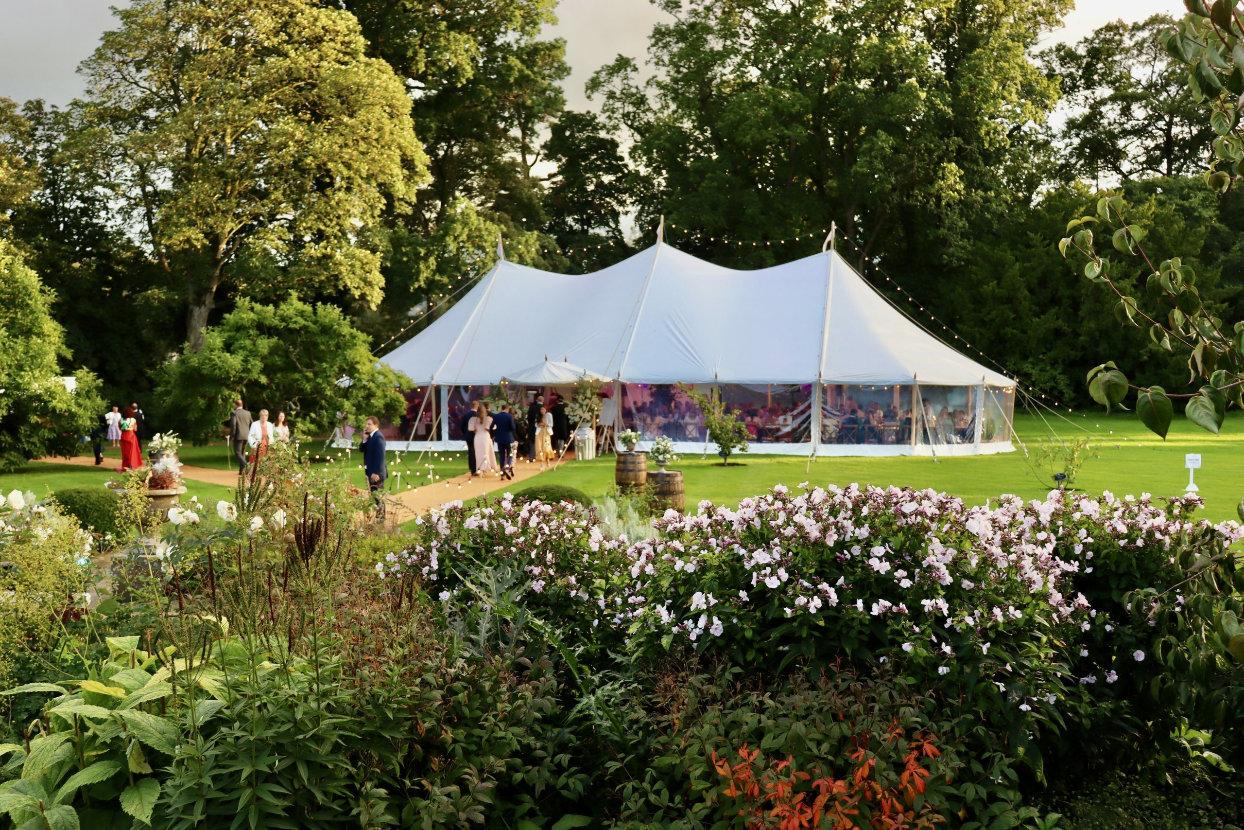 Traditional pole wedding in forest scaled